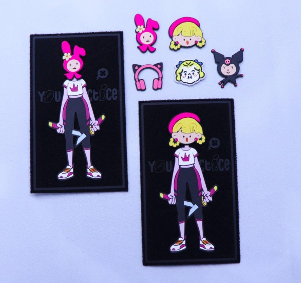 Cartoon Character Badge