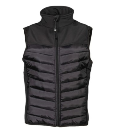 High-Vis Stretch Work Wear, Black vest for warmth