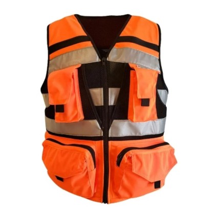 Orange warning vest, Orange warning vest