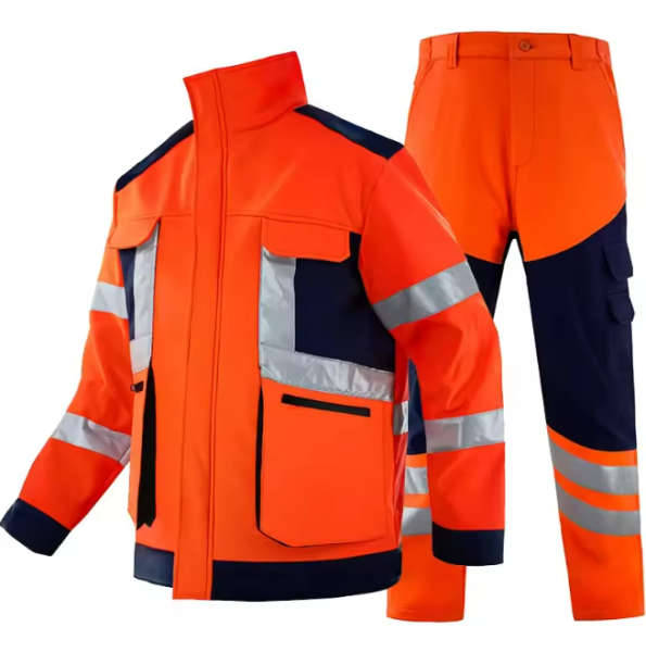 High-Visibility Work Jacket and pants Set