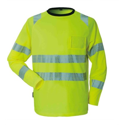 Yellow warning shirt, flexible reflectors, Yellow warning shirt, flexible reflectors